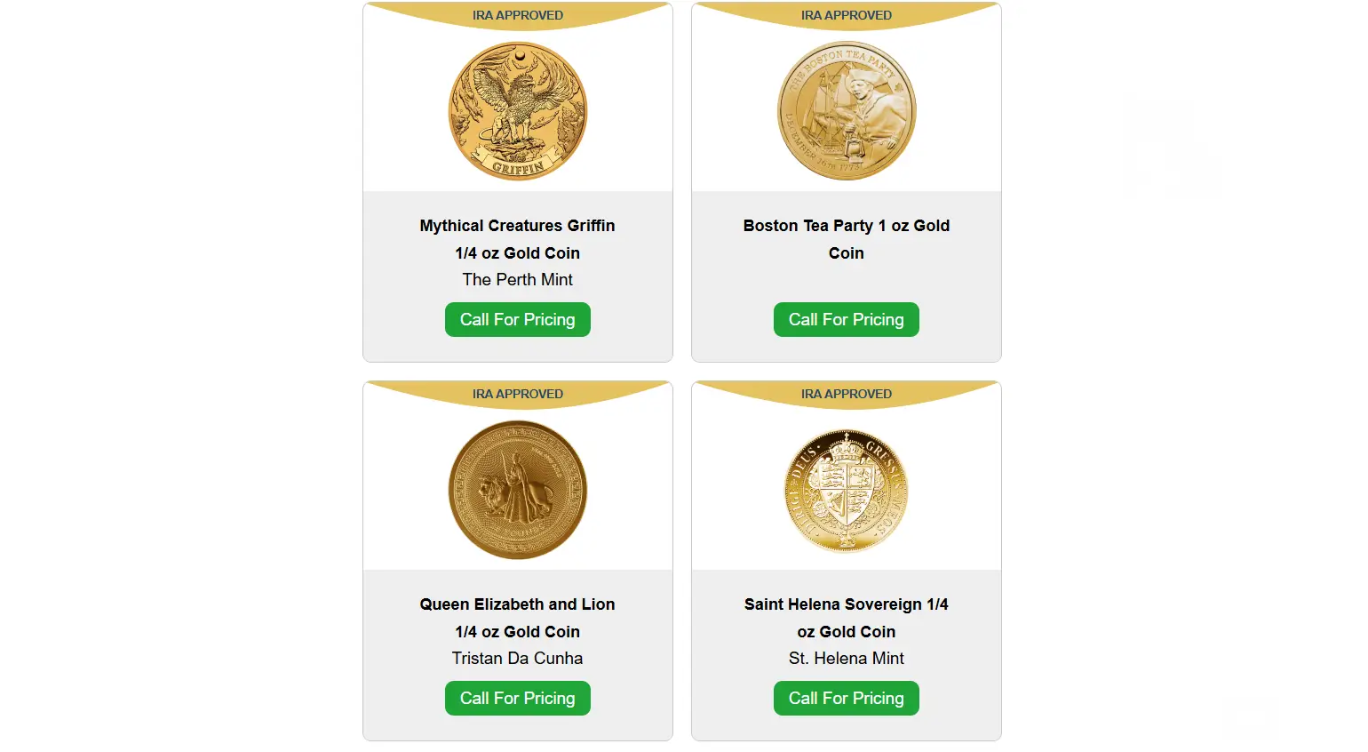 American Hartford Gold product catalog with photos