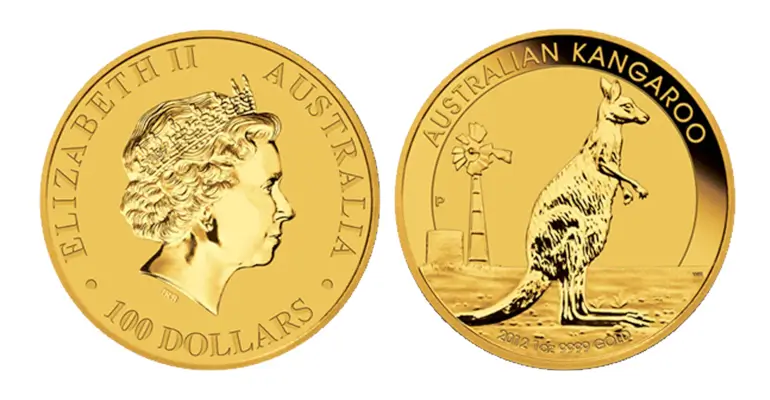 Australian Kangaroo 99.99% gold purity
