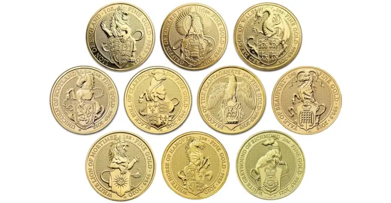 British Queen's Beasts Gold
