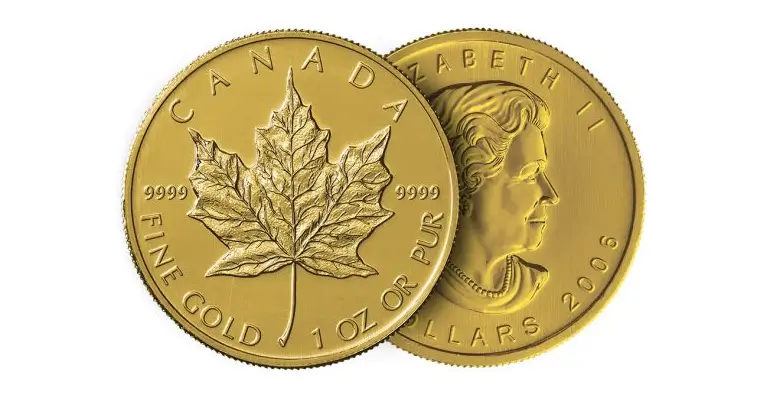 Canadian Maple Leaf Gold