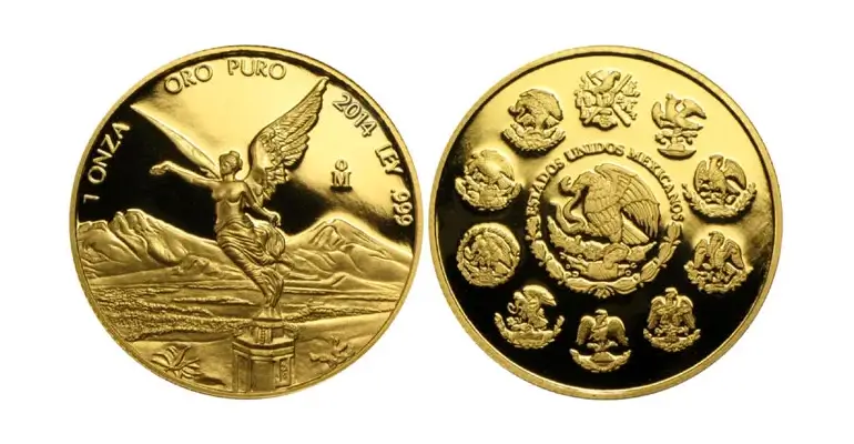 Mexican Libertad 99.99% gold purity