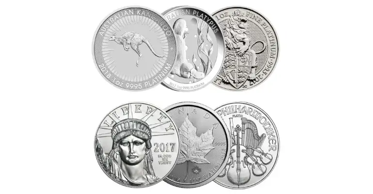 Platinum bullion coins